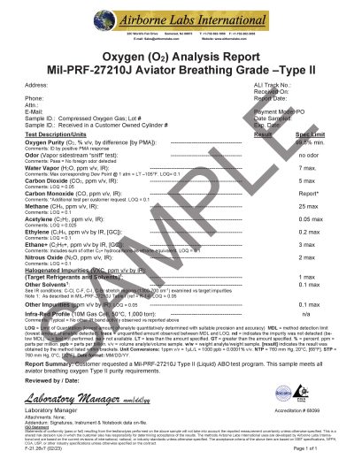 ABO Type II Program - Airborne Labs International